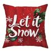 Рождественское украшение наволочка Санта-Клаус Снеговик красная наволочка диванная подушка комплект для комнаты украшение для дома подарок для друзей
