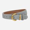 Trendy Pin Buckle Waistband Casual Business Waist Strap Women Suede Leather Belt
