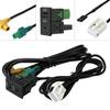 Замена USB-портов AUX и разъема с кабелем, USB-переключатели AUX с кабелем для RCD510 RCD310, Автоаксессуары