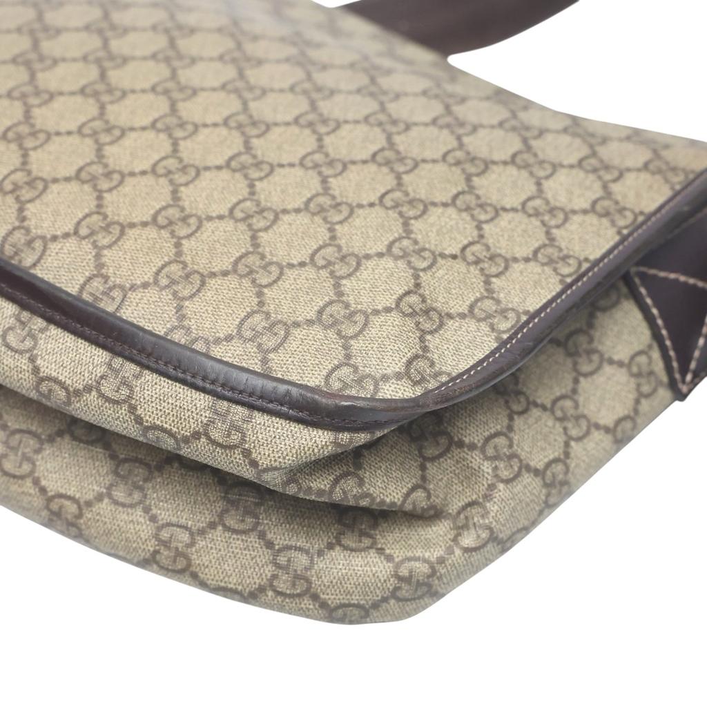 Gucci GG plus GG Supreme Сумка через плечо GG Supreme Canvas Коричневый 201732 002122 Б/у