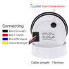 3000/4000/6000/7000/8000 RPM 85mm Tachometer with 7 Color Backlight for 1-10 Cylinder Petrol Diesel Car Boat Tacho Gauge