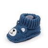 1 Pair Soft Sole Infant Pre-walkers Cartoon Pattern Toddler Sock Shoes  for 0-3 Months Baby