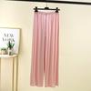 Большие размеры от M до 6XL, женские широкие брюки с U-образным вырезом и высокой талией, свободные длинные брюки, однотонные, повседневные брюки с драпировкой, подходят всем