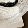 Wide Side French Lace Headband Sweet Hollowed-out Flower Hair Hoop  For Women Girls