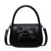 Portable Small Bag Fashion Women's Bag New Bow Small Square Bag Shoulder Messenger Bag