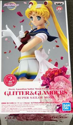 BANPRESTO Фильм Сейлор Мун Вечный GLITTER GLAMOURS SUPER SAILOR MOON Обычный цвет и