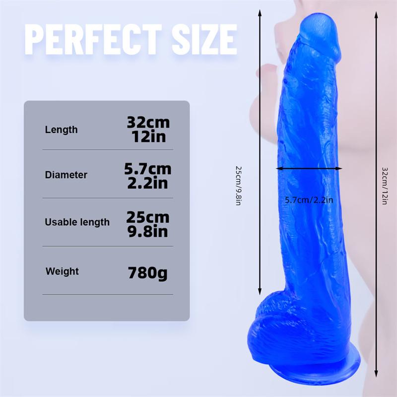 Остроконечная головка Король Симуляция Очень большой Супер длинный Толстый Дилдо Головка Маленькое тело Толстый пенис Товары для взрослых