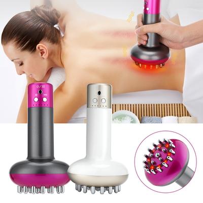 Электрический массажер для тела Meridian Brush, антицеллюлитный, гуаша, перезаряжаемый, нагревательный, скребковый, лимфодренажный аппарат, сжигатель жира