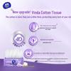 Vinda 3-Ply Cotton Soft Unscented Facial Tissues