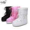 2024 Short Tube Waterproof Non-Slip Space Boots - Thickened Warm Snow Boots for Europe