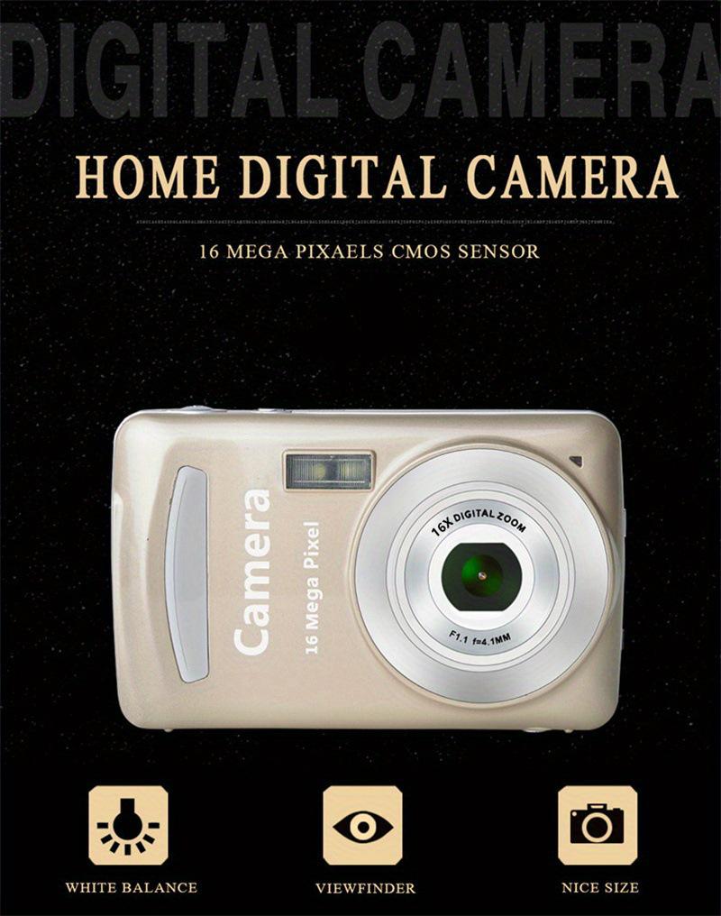 16 МП HD цифровая камера с 2,4-дюймовым экраном - Идеально подходит для домашнего использования или в качестве подарка