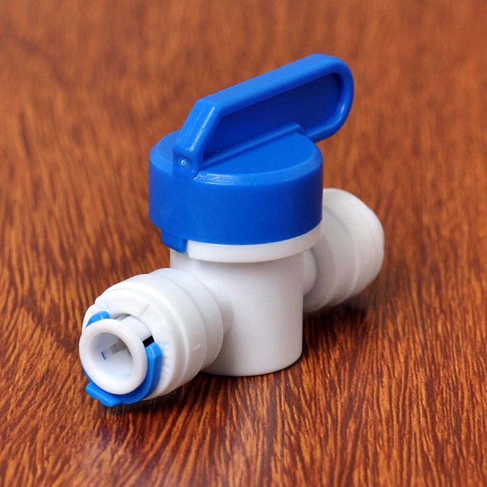 1 шт., водопроводный прямой пластиковый шаровой кран с наружной и внутренней резьбой, фитинг для трубы, новый шланг, быстроразъемный соединитель