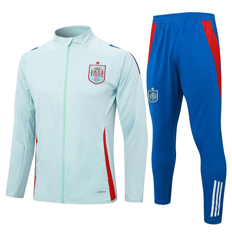 2024 country captain zipper Argentina Portugal Italy Brazil Germany warm-up jersey football jersey