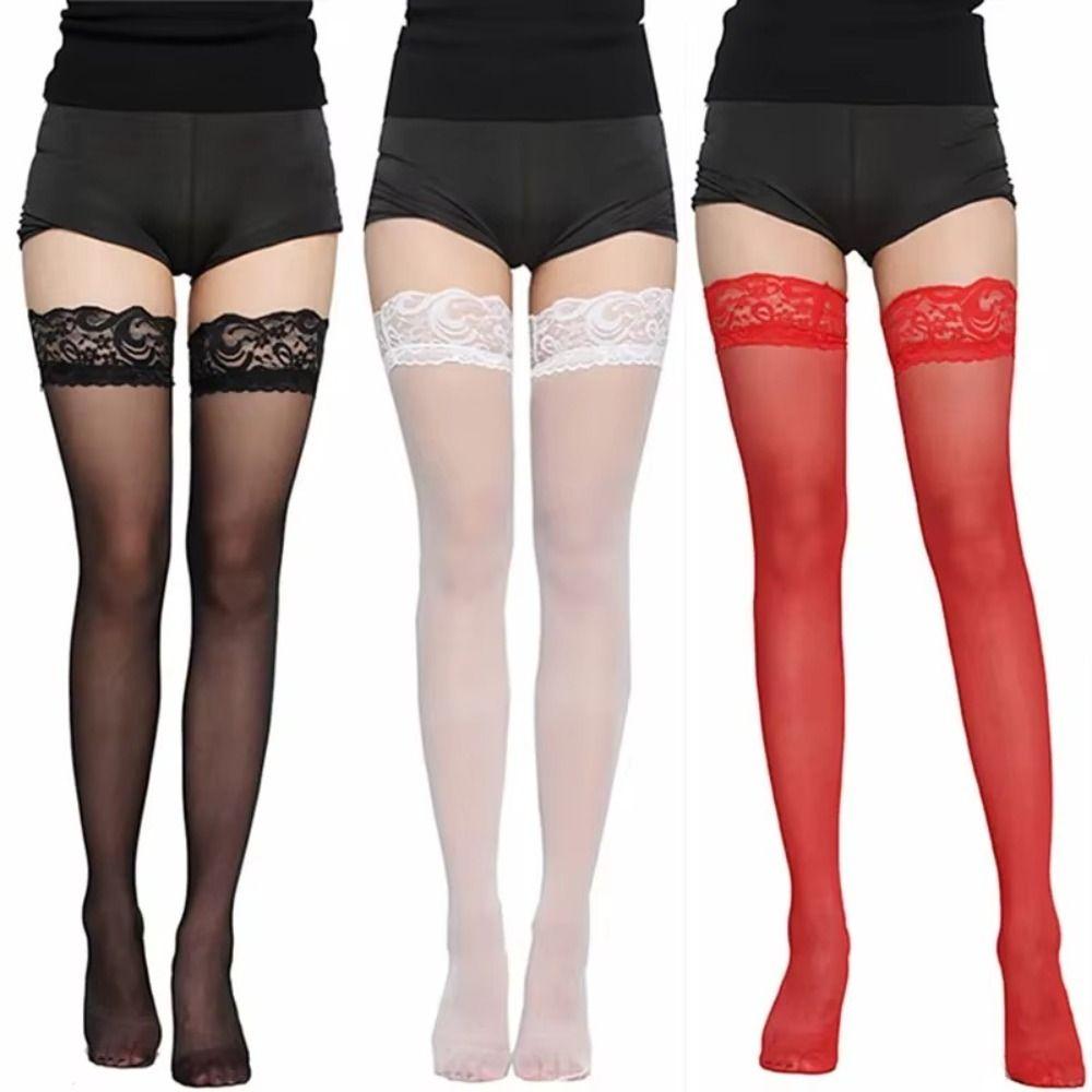 See-through Over Knee Stocking Tight Sexy Stockings Fashion Garters Summer