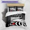3pcs Football Team (47) Design Cover Set - HD Printed Bedding with 1 Cover and 2 Pillowcases - Perfect for Home and Dorm Decor