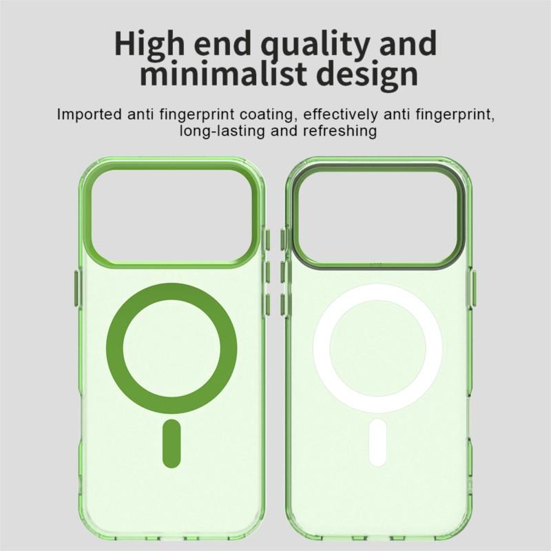 Роскошный матовый чехол MagSafe для iPhone 17 / 17 Pro / 17 Air, чехол с защитой от отпечатков пальцев, магнитный чехол для беспроводной зарядки для iPhone 17 Pro Max