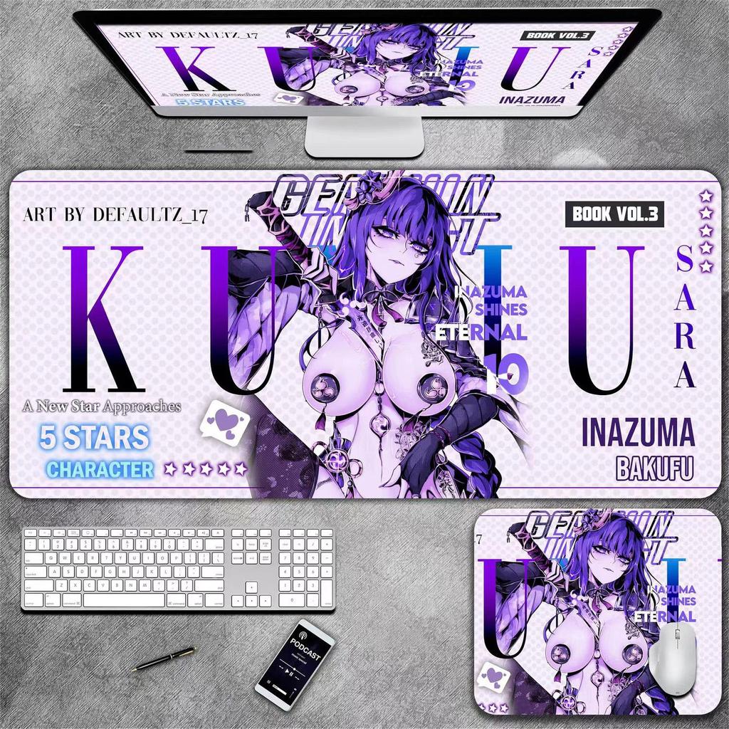 Коврик для клавиатуры и мыши в стиле аниме для девочек, подходящий для киберспорта, офиса и настольного использования.