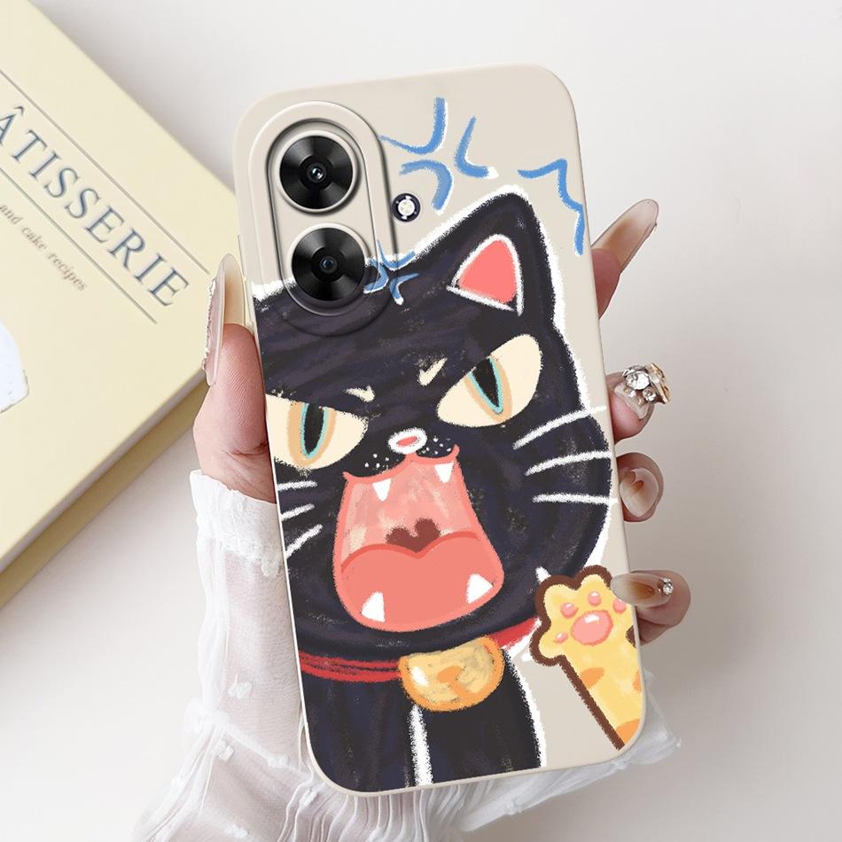 Для Realme Note 60 2024 Милый Мультяшный Чехол-Кролик Панда Для Realme Note60 4G Мягкий Силиконовый Ударопрочный Чехол
