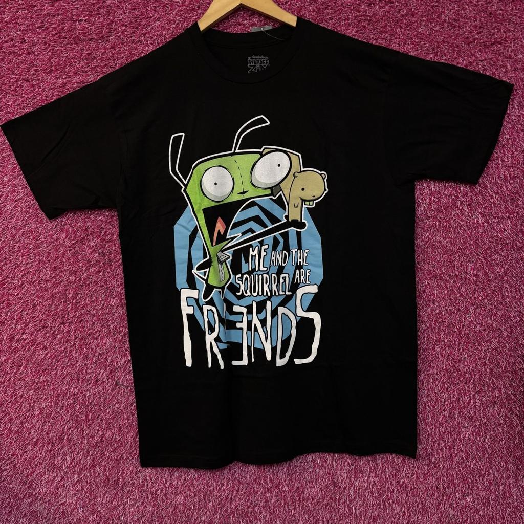 Футболка Invader Zim GIR "Я и Белка - Друзья" XL