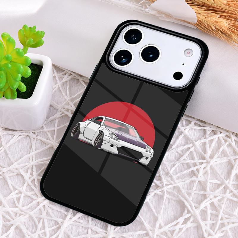 Мягкий чехол для телефона Initial D для iPhone 17 Air 16 15 11 12 14 13 Pro Max Ударопрочный чехол