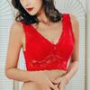 Sexy Bra Comfortable Bra Vest-Style Full Lace Women's Breathable Wireless Sports Bra Full Lace Underwear Binding Sleep