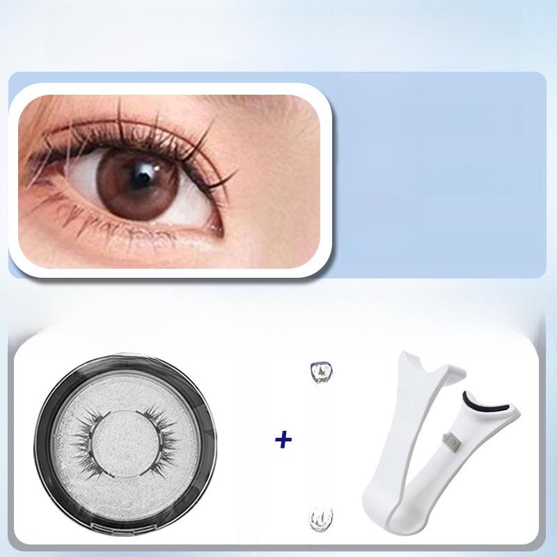 Магнитные ресницы Ультра-натуральный вид Без клея Легкие Многоразовые Водонепроницаемые Долговечные Натуральные ресницы Накладные ресницы Легко наносить