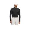 adidas Cold.Rdy Mock Neck свитер Простая удобная футболка с длинным рукавом Мужские топы Черный IW1388