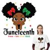 Black Girl Heat Transfer Clothes Stickers Heat Press Appliqued T-Shirt Hoodies Parches Ropa Diy 3D Stickers Patch
