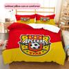 Arsenal Tula Pattern Bedding Quilt Set  Home Decoration  Gift (1 * duvet cover + 2 * pillowcase  without core).xwn