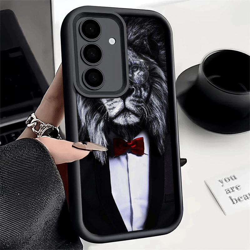Phone Case for Samsung Galaxy S26 S25 Ultra S24 FE Man Suit Shirt Tie Cool Shell S23 Plus S22 + S21 S20 5G Soft Silicone Funda