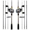 Fishing Rod Reel Set Carbon 4 Tips Casting Rod and Baitcasting Reel Lure Bass Fishing Baitcast Combo