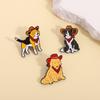 Dogs Puppy Enamel Pins Beagle Border Collie German Shepherd Golden Retriever Husky Corgi Brooches Lapel Badges Animal Jewelry