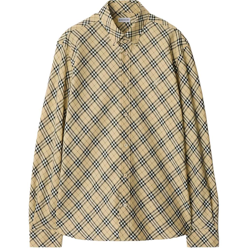 Burberry checked cotton shirt 80988431