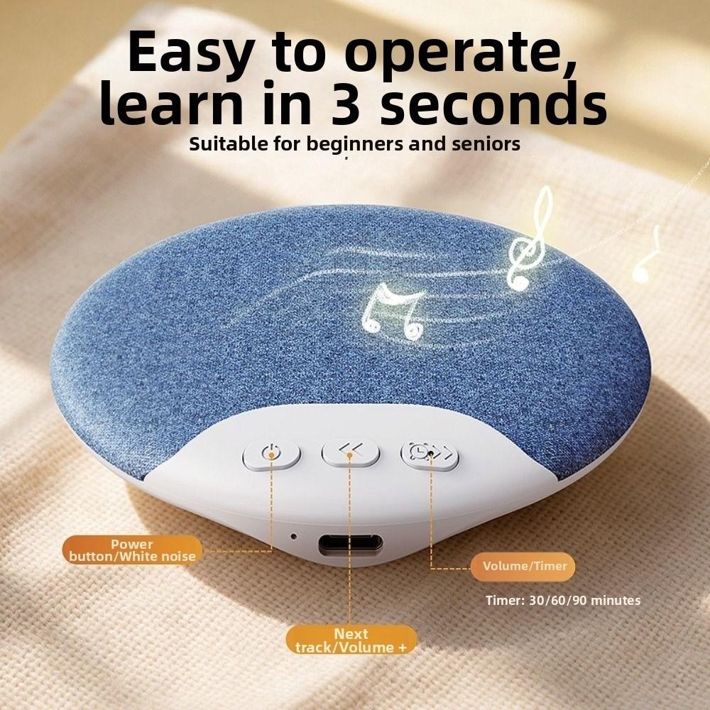 HiFi Stereo Sound White Noise Machine Bluetooth 5.4 Sound Machine  Deep Sleep Use