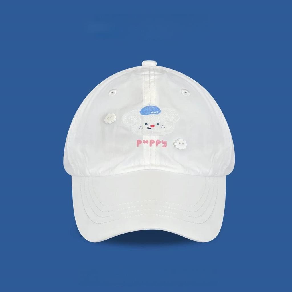 Cloud Puppy Cartoon Cute Cloud Puppy Quick-Drying Baseball Cap Female Spring And Summer Travel Show Small Face Breathable Cap