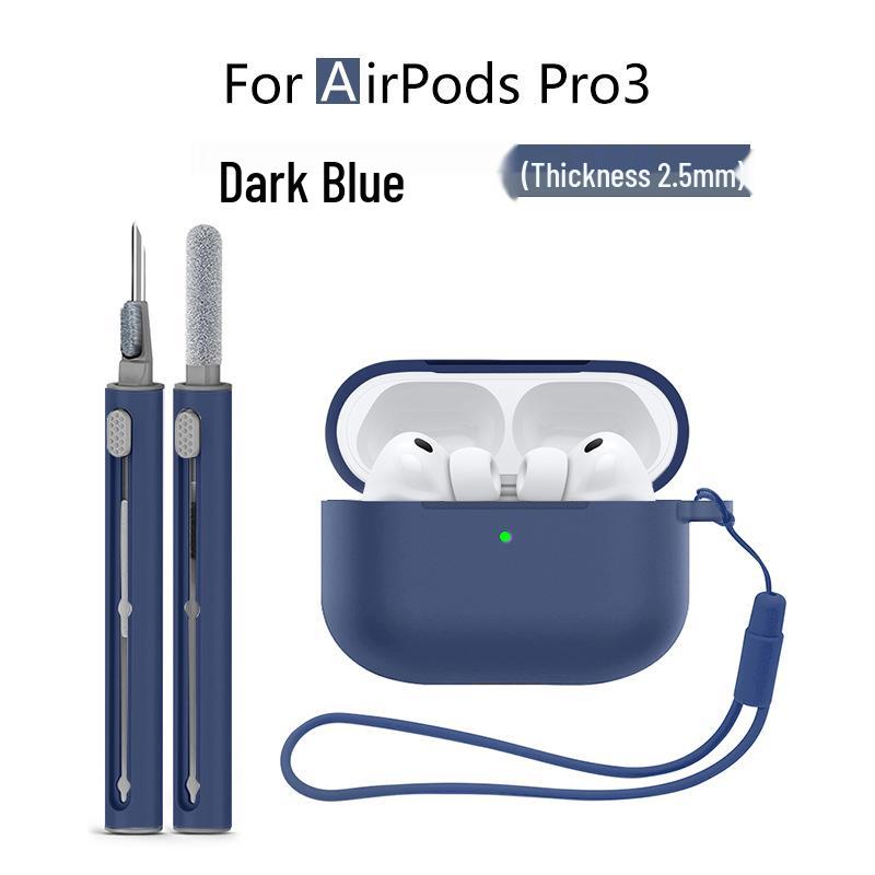 Совместимый с Apple AirPods Pro 3 Силиконовый Защитный Чехол, Чехол для Bluetooth Наушников