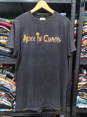 Футболка с логотипом группы Alice in Chains Черный цвет Подарок Фанату Унисекс Футболка Репринт S-5XL Унисекс Футболка