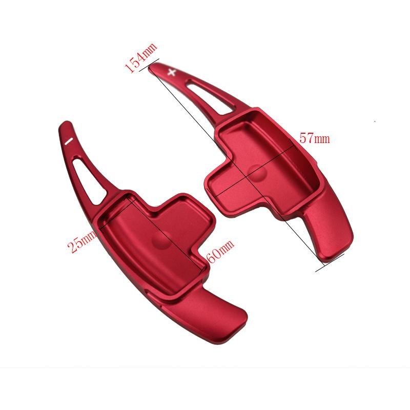 Car Steering Wheel Paddle Shift Extension Shifters DSG For Mercedes Benz A B M Class W176 W246 GLK SLK CLA GLA Sticker Styling