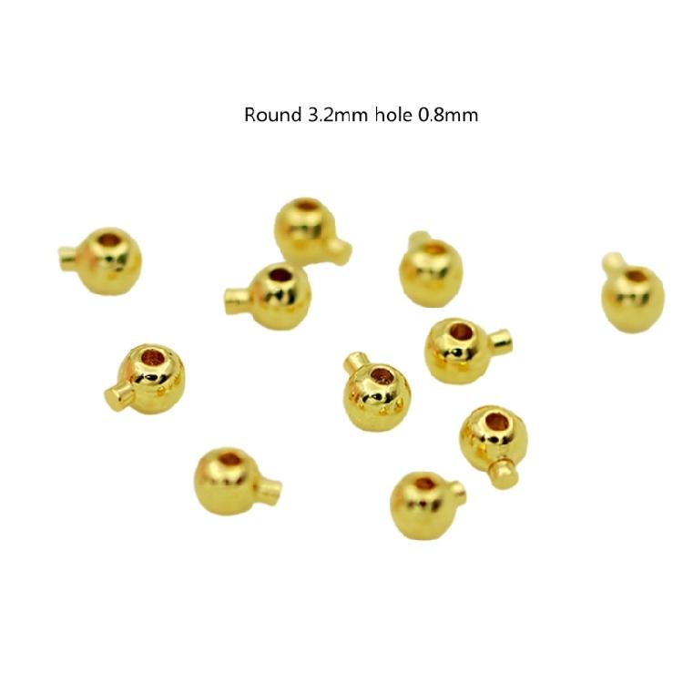 Набор из 20 шт. круглых застежек для браслетов, позиционирующие бусины для изготовления ювелирных изделий на заказ