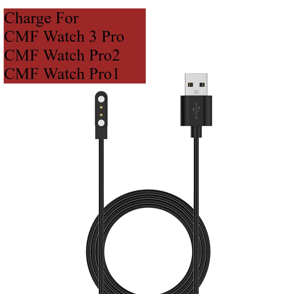 Кабель для зарядки Подставка-зарядка для CMF Watch Pro 3 2 1 Смарт-часы USB Кабель для передачи данных Замена 120см Зарядная док-станция Базовый кабель Адаптер
