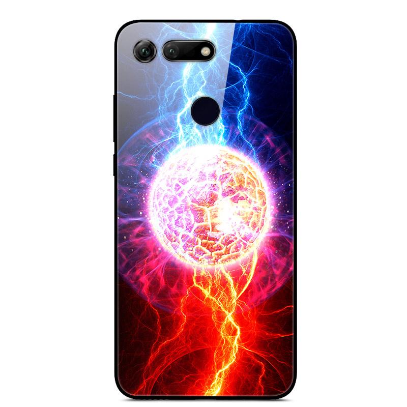 Для Huawei Honor View 20 Чехол Honor 20 Закаленное Стекло Космический Чехол Стеклянная Задняя Панель для Huawei Honor 20 lite Honor20 Pro View 20