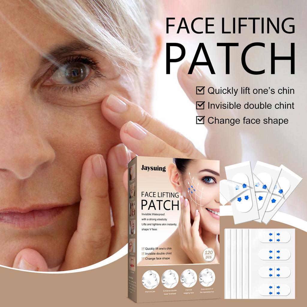 Face Lifter Tape Instant Face Lifting Sticker Lift Sticker Wrinkle Lifting Patches For V-Line Face 120pcs