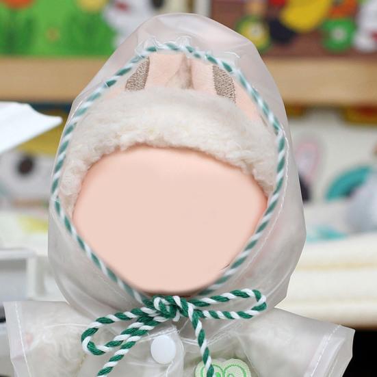 Набор дождевика для кукол для кукол 17 см Водонепроницаемый плащ Сапоги Мода Мультяшный