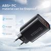 Зарядное устройство USB C 60 Вт, быстрое зарядное устройство, 4 порта PD TypeC, быстрая зарядка 3.0, сетевой адаптер питания для iPhone, Xiaomi, Samsung, зарядное устройство для телефона