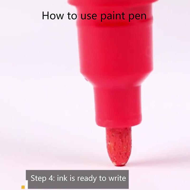 1 шт. Металлическая оправа для очков, краска отслаивается, ручка для ремонта краски, ручка для заметок, специальный водостойкий аксессуар для очков, не выцветающий