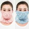 Анти-УФ кружевная солнцезащитная маска распродажа подвесной ухо ушной шнурок маска для лица шарф пыленепроницаемые дышащие шарфы маска для спорта на открытом воздухе