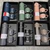500ml Vacuum Insulated Bottle Set with Cup Thermal Bottle Mug Vacuum Flask  Gift