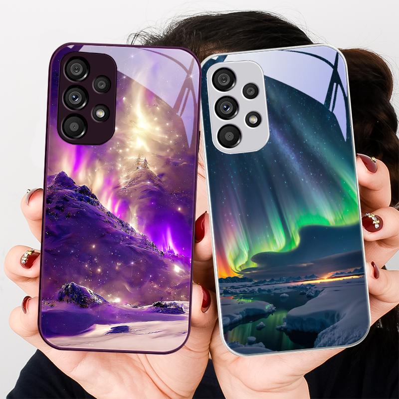 Река Рейн для Samsung Galaxy Note 8 9 S10 Plus S20 S21 FE S23 Ultra A70 72 73 50 51 52 53 Закаленное стекло Чехол для телефона