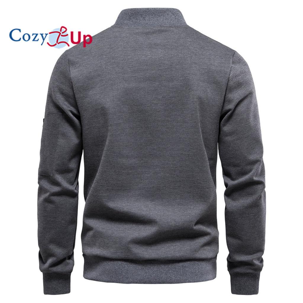 Cozy Up New Spring Mens Stand Collar Jacket Fashion Slim Fit Baseball Outerwear Men Solid Casual Zipper Autumn Jackets Coat Man Clothing