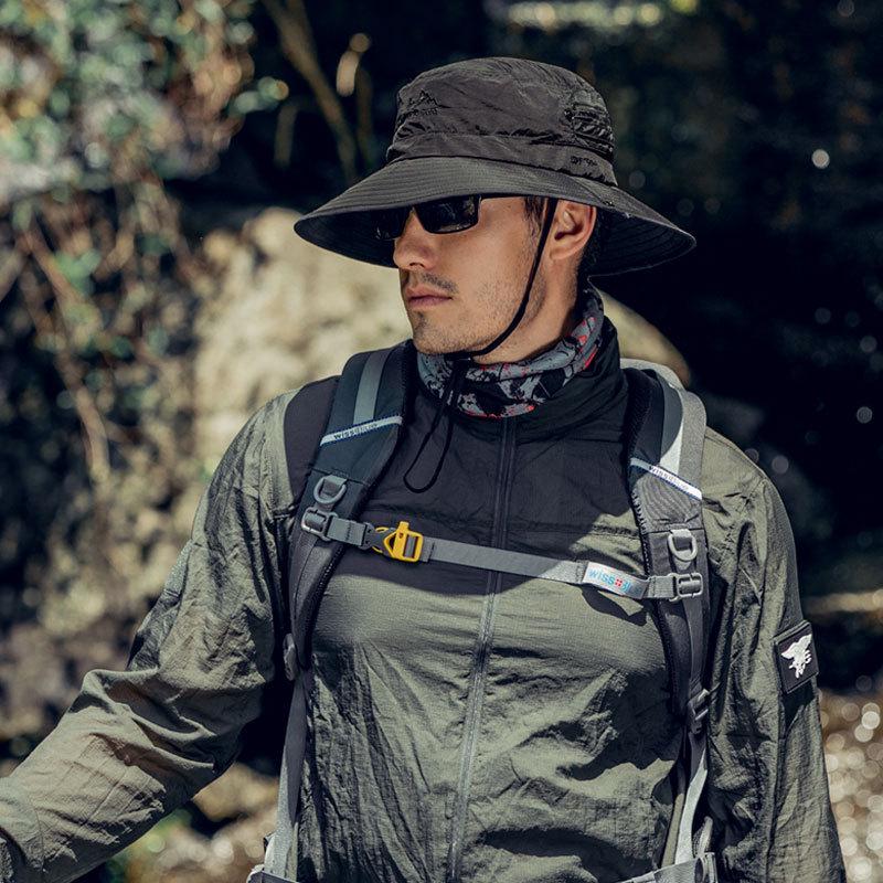 Мужская дышащая шапка с защитой от ультрафиолета для рыбалки и походов